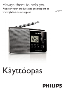 Käyttöohje Philips AE1850 Radio