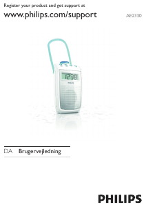 Brugsanvisning Philips AE2330 Radio