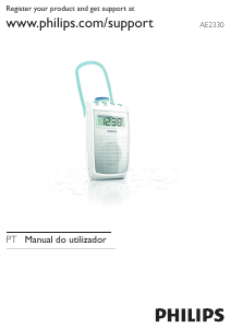 Manual Philips AE2330 Rádio