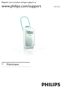 Käyttöohje Philips AE2330 Radio