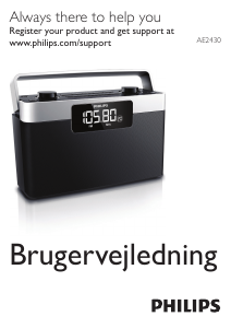 Brugsanvisning Philips AE2430 Radio