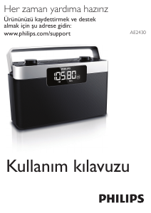 Kullanım kılavuzu Philips AE2430 Telsiz