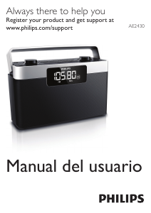 Manual de uso Philips AE2430 Radio