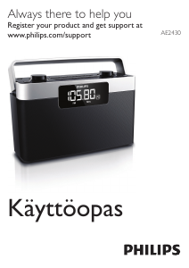 Käyttöohje Philips AE2430 Radio