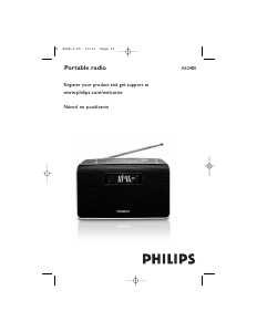 Návod Philips AE2480 Rádio