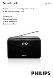 Manual Philips AE2480 Radio