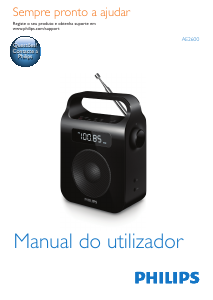 Manual Philips AE2600B Rádio