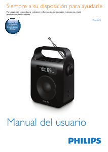 Manual de uso Philips AE2600B Radio