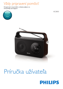 Návod Philips AE2800 Rádio