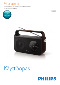 Käyttöohje Philips AE2800 Radio