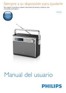 Manual de uso Philips AE5020B Radio