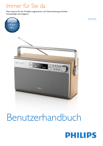 Bedienungsanleitung Philips AE5220B Radio