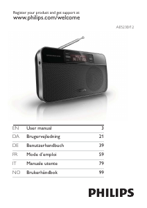 Handleiding Philips AE5230 Radio