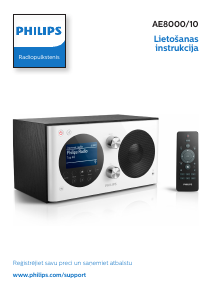 Rokasgrāmata Philips AE8000 Radioaparāts