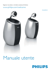 Manuale Philips DS6800W Fidelio SoundSphere Altoparlante