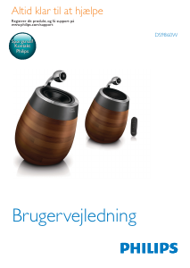 Brugsanvisning Philips DS9860W Højttaler