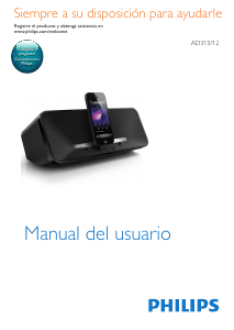 Manual de uso Philips AD315 Docking station