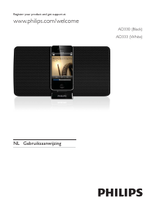 Handleiding Philips AD330 Speakerdock