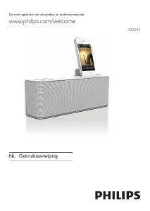 Handleiding Philips AD343 Speakerdock