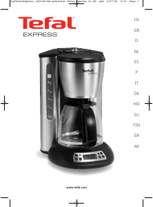 Handleiding Tefal CI110 Express Therm Koffiezetapparaat