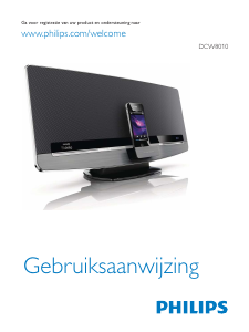 Handleiding Philips DCW8010 Speakerdock