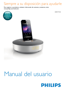 Manual de uso Philips DS1155 Docking station