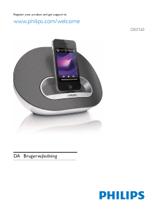 Brugsanvisning Philips DS3120 Højttalerdock