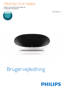 Brugsanvisning Philips DS3400 Højttalerdock