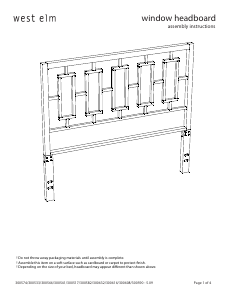 Manual West Elm Window Headboard