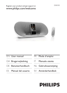 Manual de uso Philips DS8500 Docking station