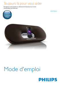 Mode d’emploi Philips DS9100W AirPlay Primo Station d’accueil