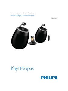 Käyttöohje Philips DS9800W Kaiutintelakka