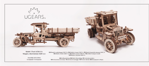 Mode d’emploi Ugears set 016 Mechanical Models Camion UGM 11