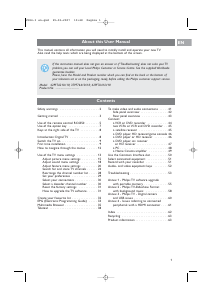 Manual Philips 37PF7641D Television