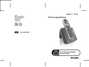 Bedienungsanleitung Philips DECT1222S Schnurlose telefon