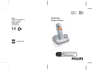 Käyttöohje Philips DECT6270S Langaton puhelin