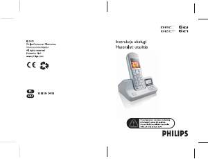 Használati útmutató Philips DECT6270S Vezeték nélküli telefon