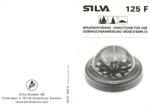 Handleiding Silva 125 F Kompas