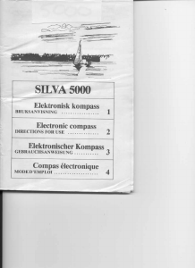 Manual Silva 5000 Compass