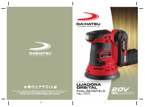 Manual de uso Daihatsu HI-LO20 Lijadora excéntrica