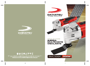 Manual de uso Daihatsu SMO300K Herramienta multifuncional