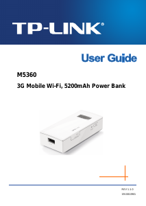 Manual TP-Link M5360 Portable Charger