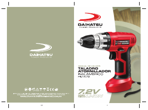 Manual de uso Daihatsu HI-TA72 Atornillador taladrador