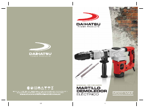 Manual de uso Daihatsu MD20-MAX Martillo de demolición
