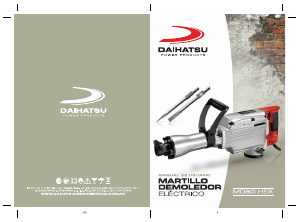 Manual de uso Daihatsu MD60-HEX Martillo de demolición