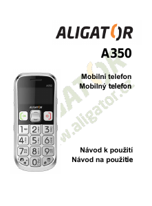 Manuál Aligator A350 Mobilní telefon
