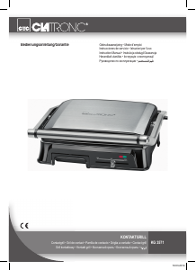 Mode d’emploi Clatronic KG 3571 Grill