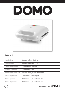 Manual de uso Domo DO1090C Grill de contacto