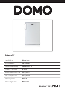 Manual Domo DO1071DV Freezer