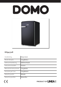 Manual de uso Domo DO91771R Congelador